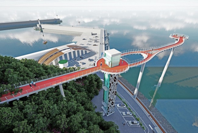 강릉시, '안목 죽도봉 스카이밸리 조성사업 착공식' 하늘을 향한 첫 발걸음 내딛다