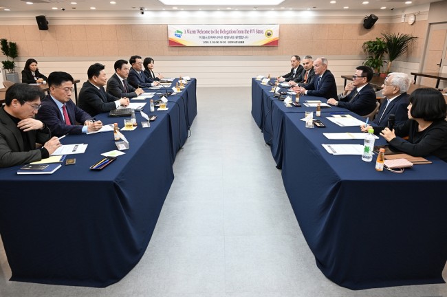 의정부시, 미 웨스트버지니아주 대표단과 바이오산업 협력 방안 논의