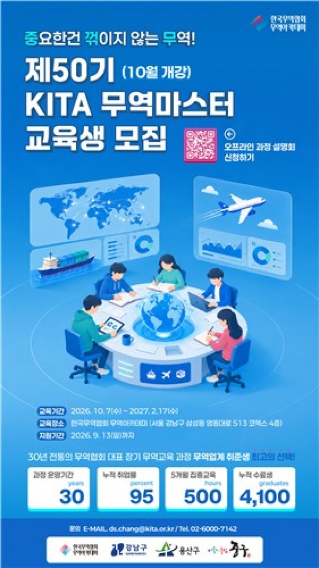 용산구, 한국무역협회와 청년 무역전문가 키운다…교육비 전액 지원